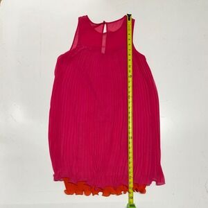 Marve Pink Pleated Sleeveless Dress Size 0‎ Party Cocktail Mini